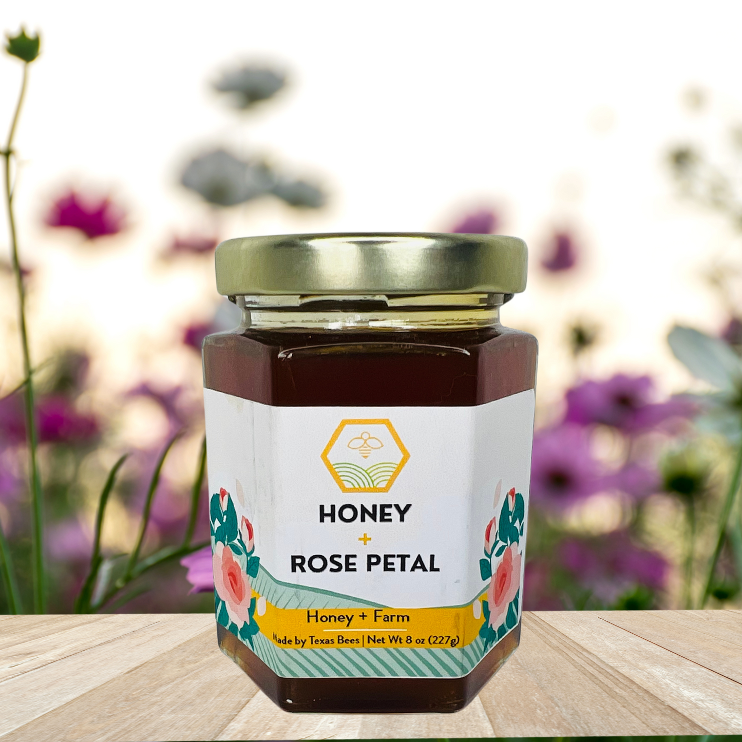 Rose Petal Infused Honey