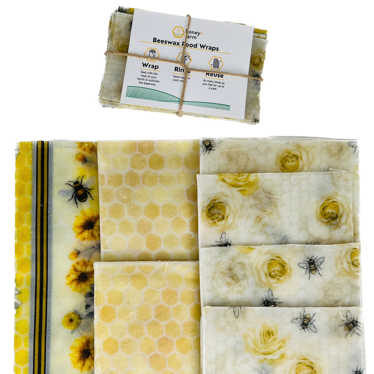 Beeswax Wrap Set of 7